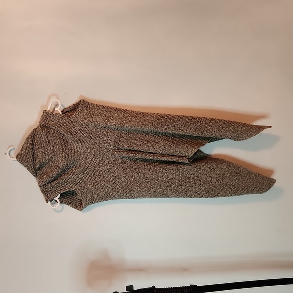 Zara gray and white knit open front cardigan - Picture 2 of 6